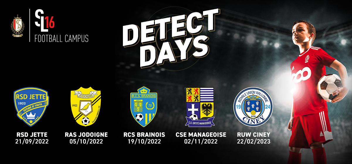 Detect Days en collaboration avec nos clubs partenaires Standard