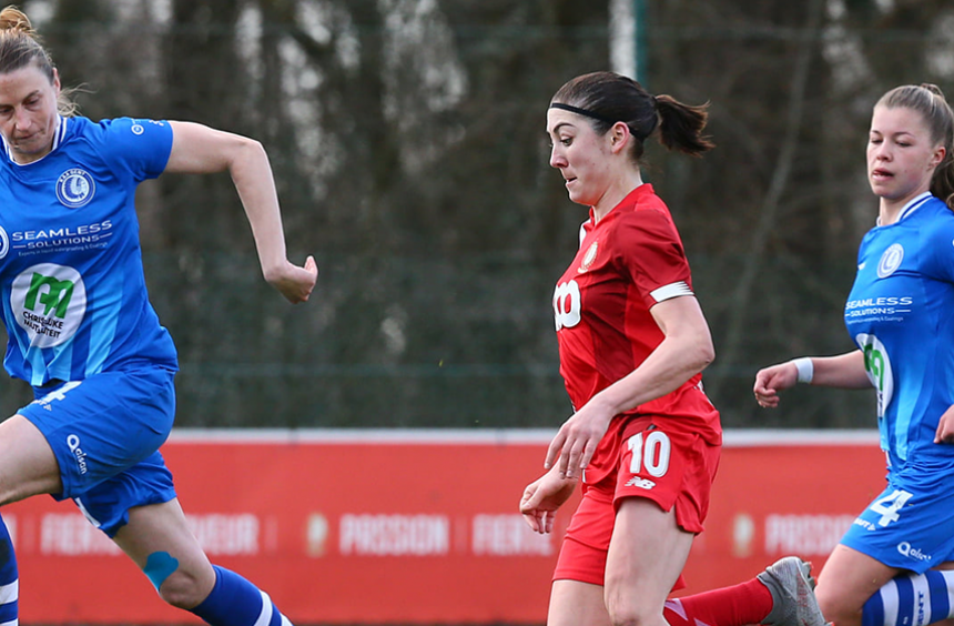 Standard Femina - KAA Gent Ladies: 0-2