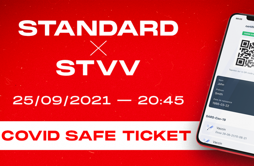 Standard - STVV : Ticketing et Covid Safe Ticket