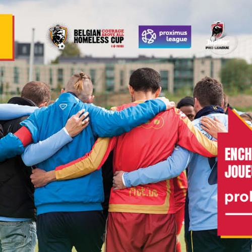 l’Action de Noel en faveur de la Belgian Homeless Cup commence aujourd’hui à 13h!