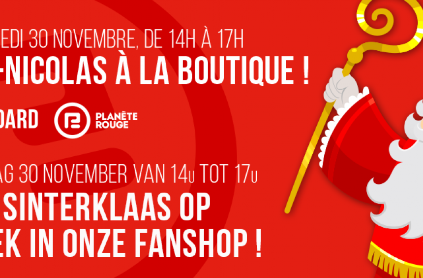 De Sint komt op bezoek !