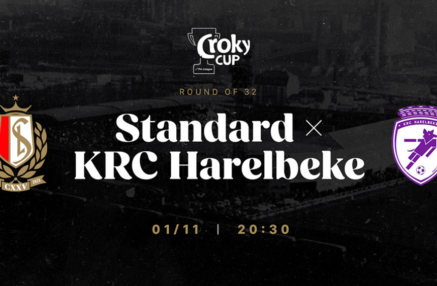 Standard - Harelbeke (16ème Croky Cup) : ticketing